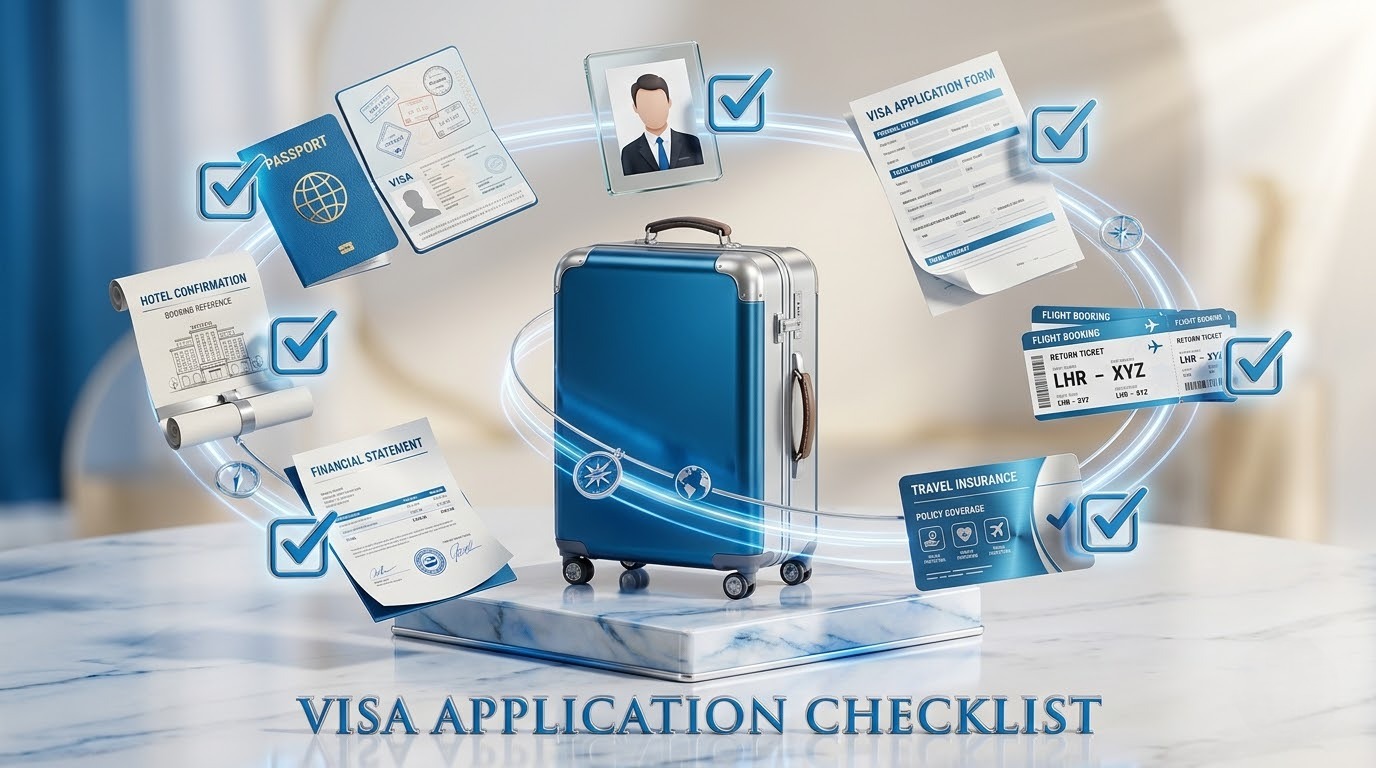 Visa application document checklist — passport, photos, proof of funds and more, from Spice Travel's Visa Assistance Services