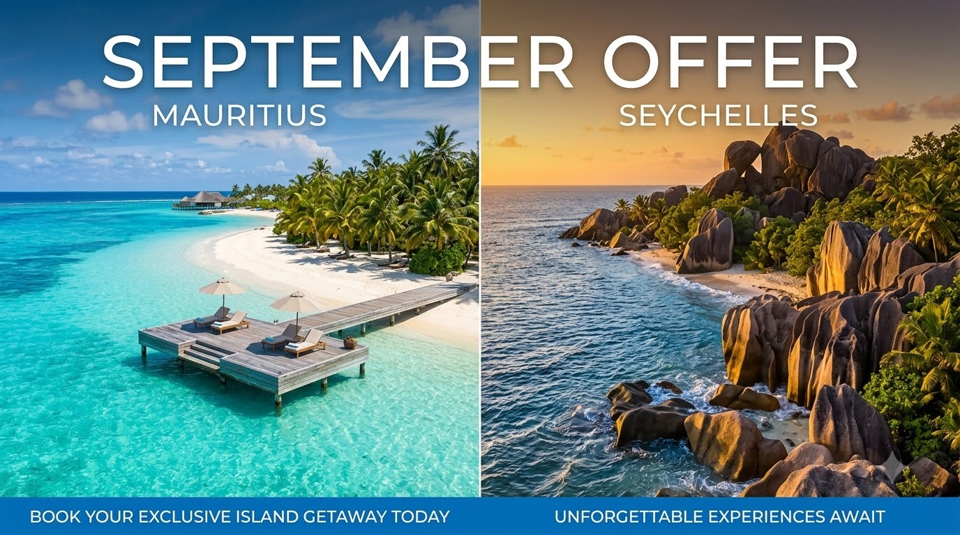 Mauritius and Seychelles September offer — corporate travel Kenya bleisure add-on from Spice Travel