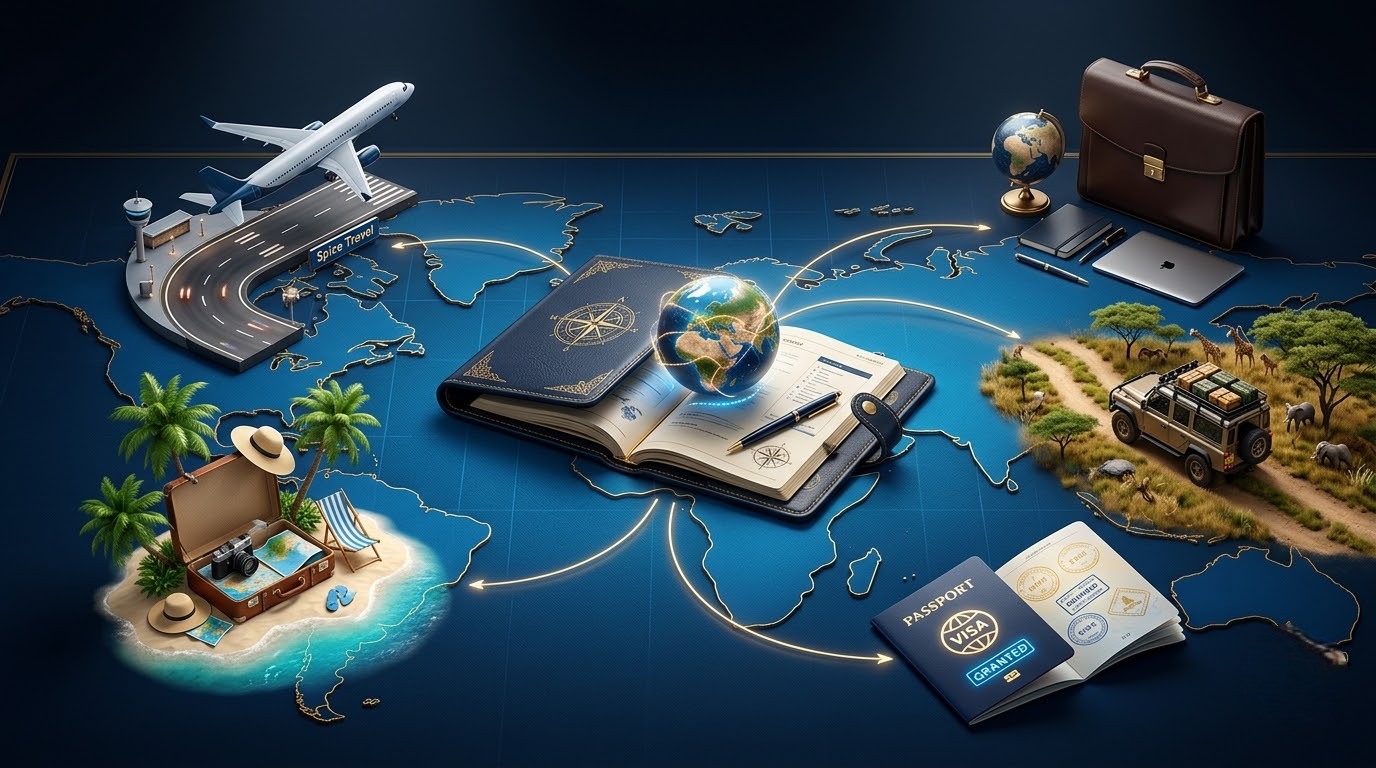 Spice Travel's early years — booking international flights from a Nairobi travel office before online booking existed