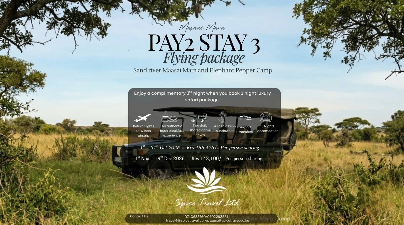Luxury safari camp deck at dusk in the Maasai Mara