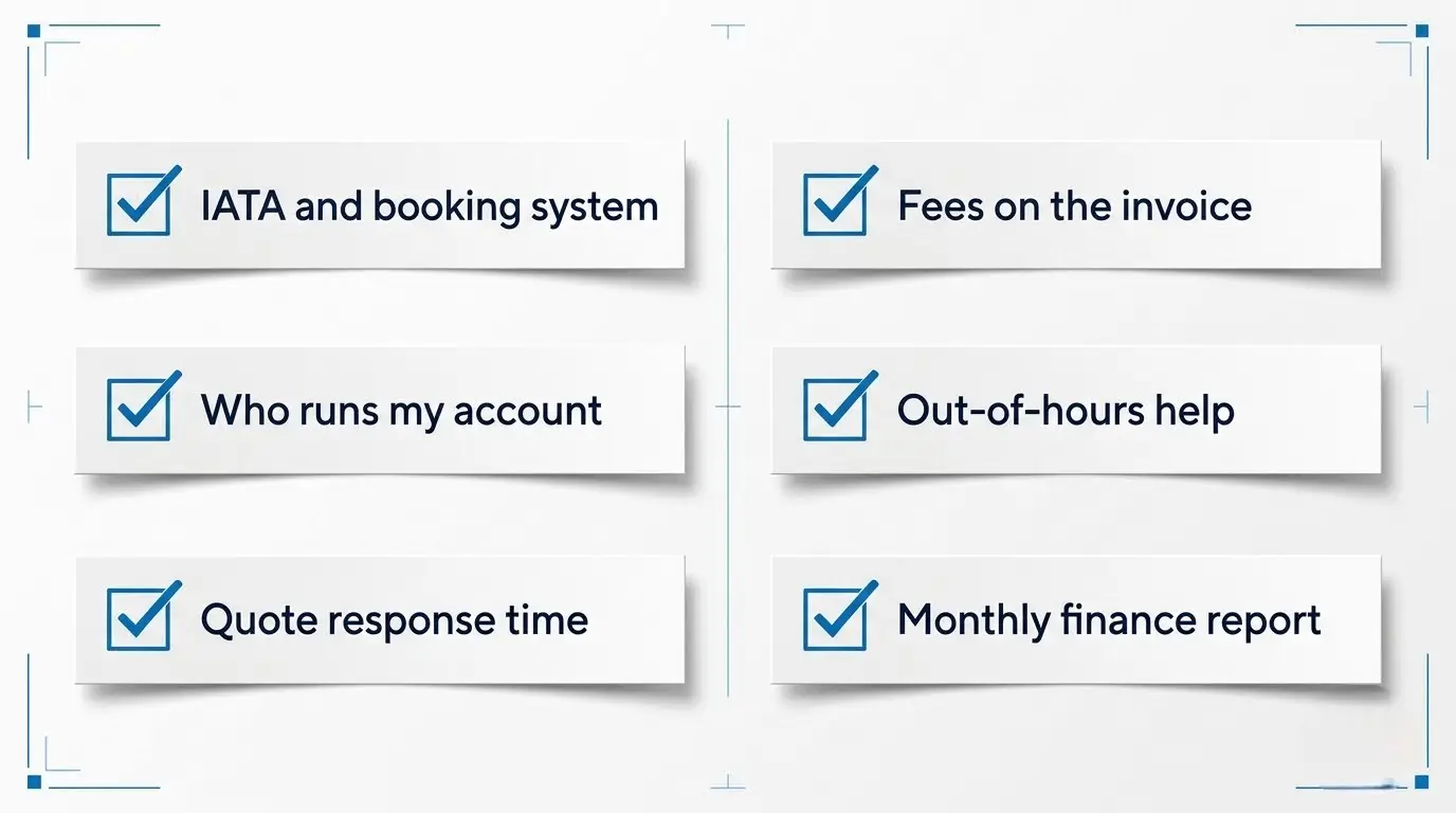 Six questions to ask before appointing a business travel agent