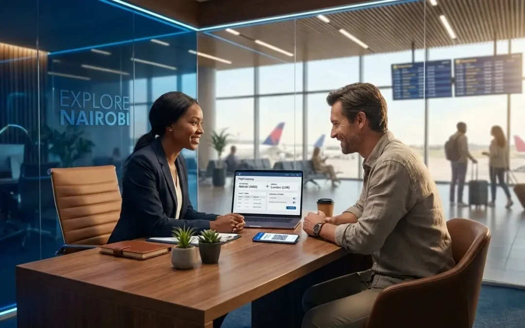 Flight Booking Agents in Nairobi — planning an international flight to Kenya with Spice Travel